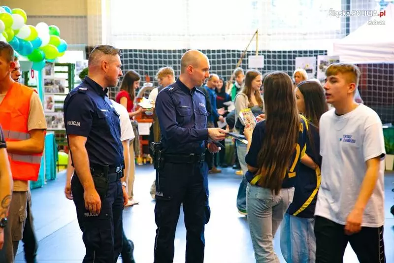 Zabrzańscy policjanci brali udział XXVI Targach Edukacyjnych "Szkolne Prezentacje 2024"