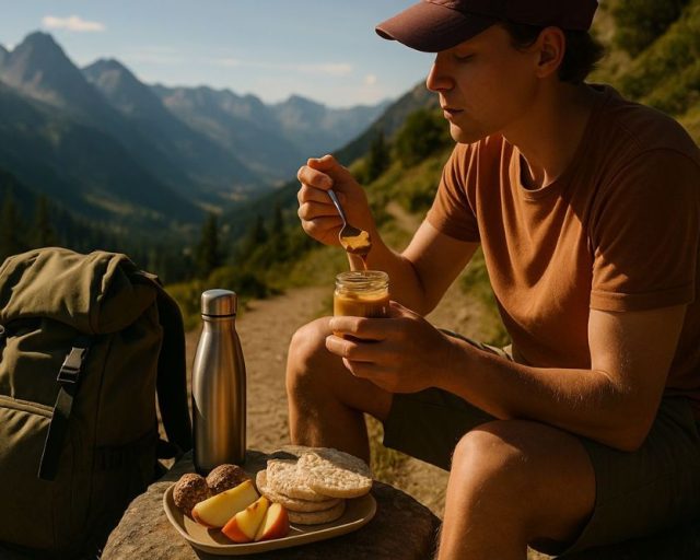 Energia na szlaku: przekąski z kremem orzechowym do plecaka i na górskie wyprawy
