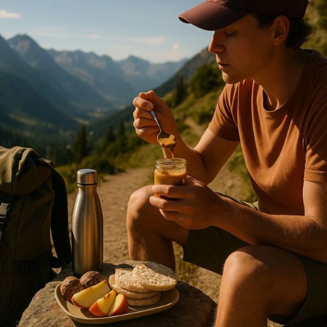 Energia na szlaku: przekąski z kremem orzechowym do plecaka i na górskie wyprawy