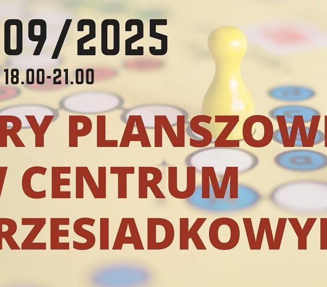 Zabrze gra w planszówki! Dach Centrum Przesiadkowego zamienia się w strefę gier