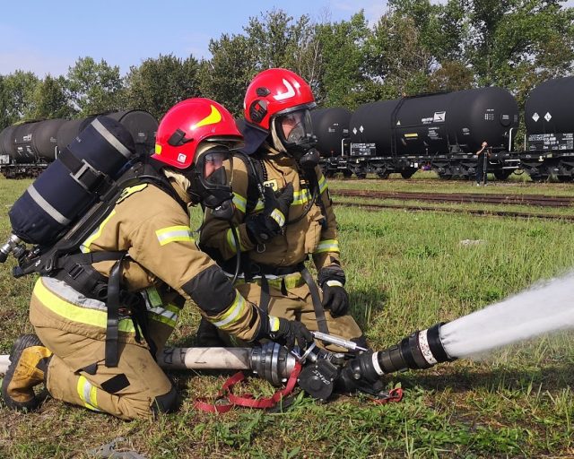 Zabrze: Służby ćwiczyły działania ratownicze w zakładzie dużego ryzyka