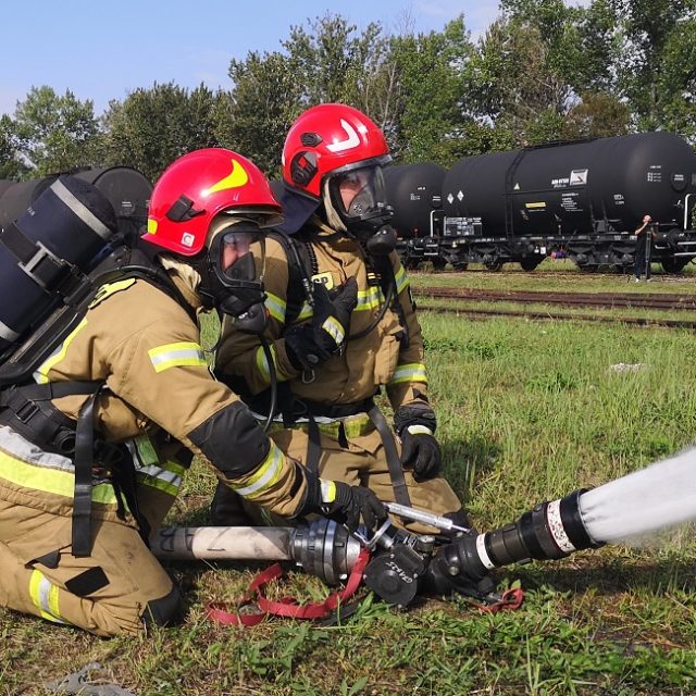 Zabrze: Służby ćwiczyły działania ratownicze w zakładzie dużego ryzyka