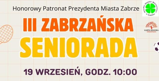 Seniorzy w Zabrzu aktywnie! Przed nami III Zabrzańska Seniorada z konkurencjami i tańcami