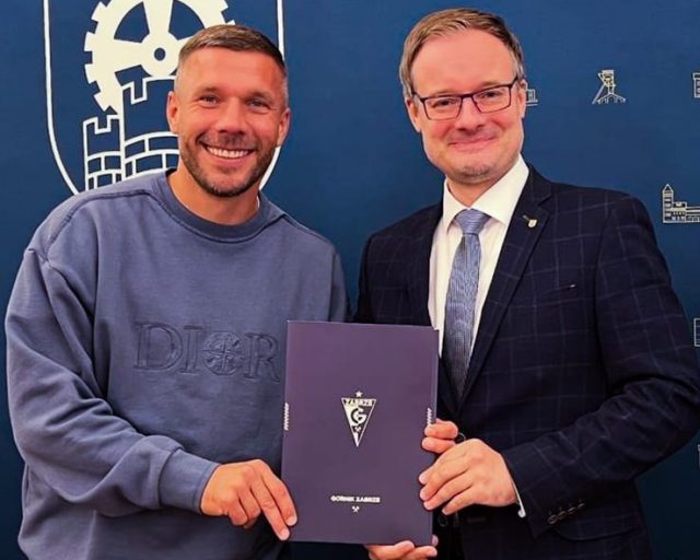 Prezydent Zabrza o rozmowach z Lukasem Podolskim na temat prywatyzacji Górnika Zabrze