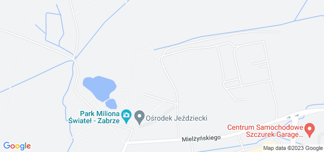 Mapa dojazdu Ośrodek jeździecki Maciejów Zabrze