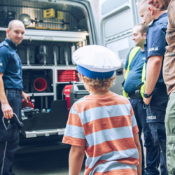 Janek odwiedził zabrzańskich policjantów