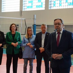 Oddanie do użytku hali do siatkówki i koszykówki