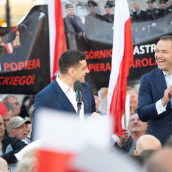 Karol Nawrocki w Zabrzu