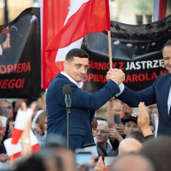 Karol Nawrocki w Zabrzu