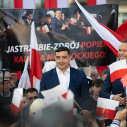 Karol Nawrocki w Zabrzu