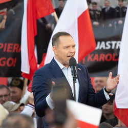 Karol Nawrocki w Zabrzu
