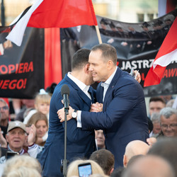 Karol Nawrocki w Zabrzu