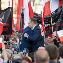 Karol Nawrocki w Zabrzu