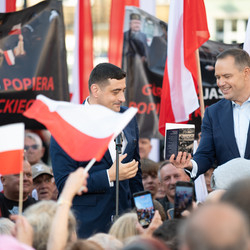 Karol Nawrocki w Zabrzu