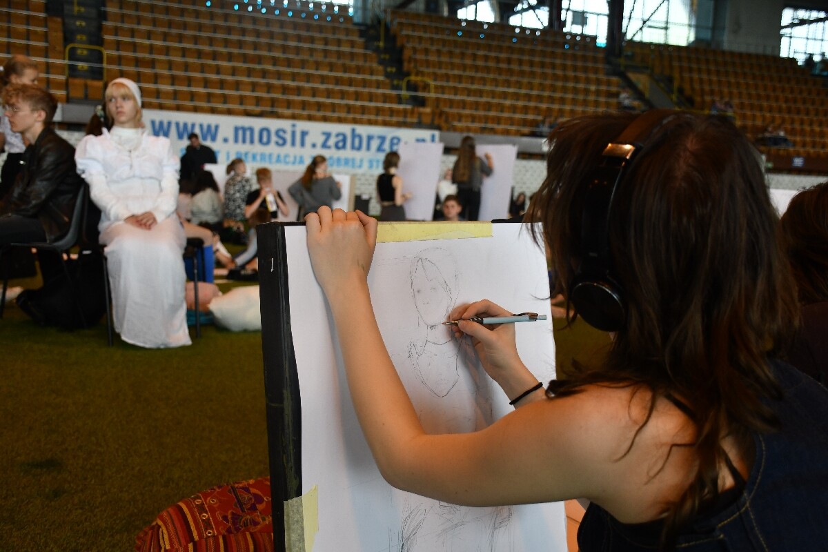 27. Międzynarodowy Festiwal Rysowania w Zabrzu. / fot. Jacek Knapik
