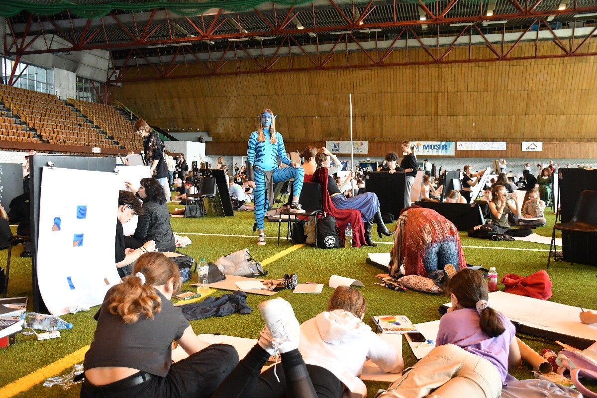 27. Międzynarodowy Festiwal Rysowania w Zabrzu. / fot. Jacek Knapik