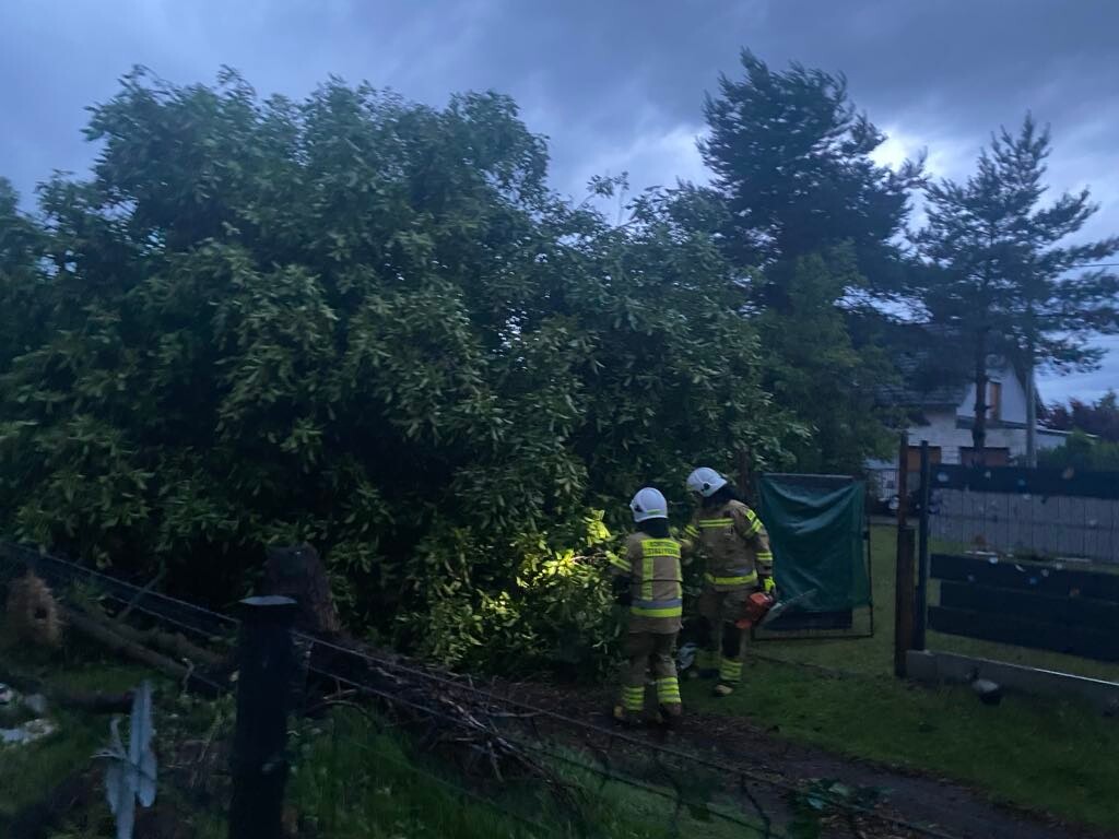 Burza w Zabrzu z 23 na 24 czerwca spowodowała poważne zniszczenia. Służby ratunkowe przeprowadziły 52 interwencje / fot. czytelnik