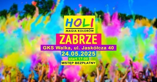 Holi – Magia Kolorów już 24 maja w Zabrzu!