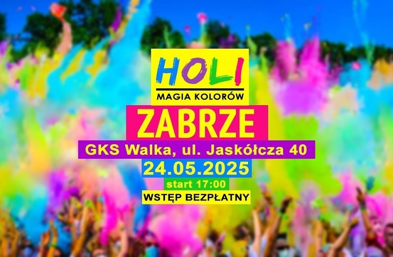 Holi – Magia Kolorów już 24 maja w Zabrzu!