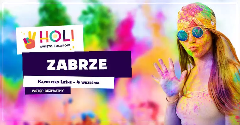 Holi Festival - Święto kolorów powraca do Zabrza już w sobotę!