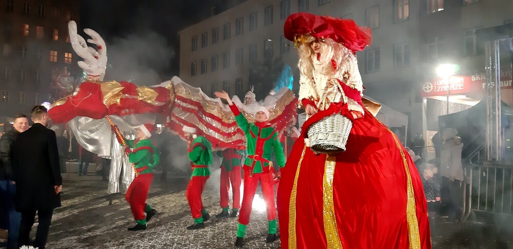Na placu Wolności w Zabrzu odbyła się dzisiaj świąteczna impreza, na której nie zabrakło atrakcji dla najmłodszych.