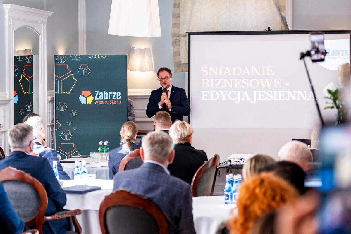 Jesienna edycja Śniadania Biznesowego w Zabrzu. / fot. UM Zabrze