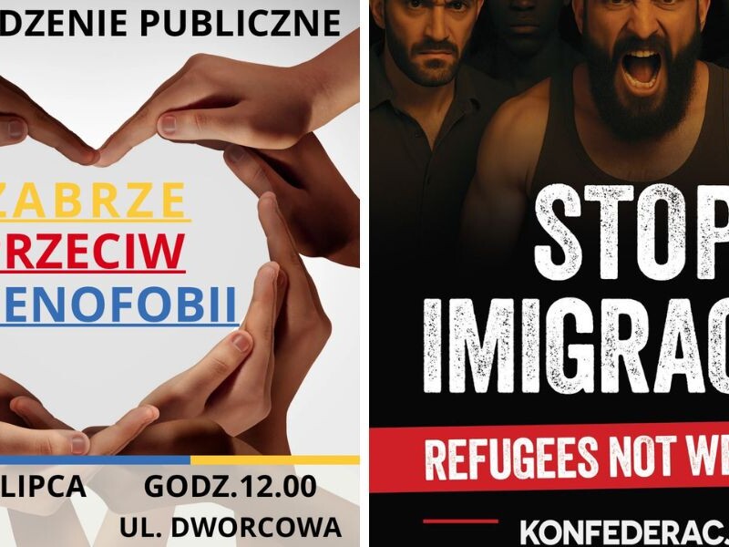 Jutro odbędą się dwie manifestacje: przeciwko imigrantom i przeciw nienawiści