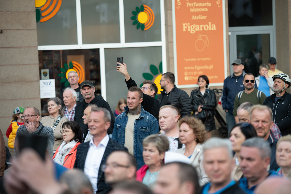 Nawrocki w Zabrzu: Krytyka PO, plany energetyczne i wsparcie George’a Simiona. / fot. Marek Faber