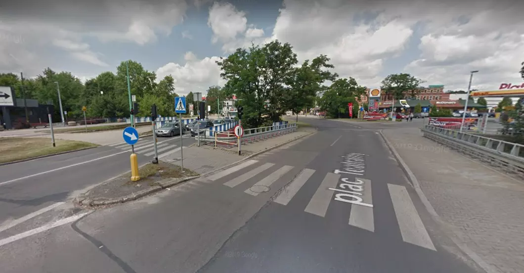 Kolejne utrudnienia w centrum Zabrza! Rusza remont mostu na placu Teatralnym / screen Google Street View