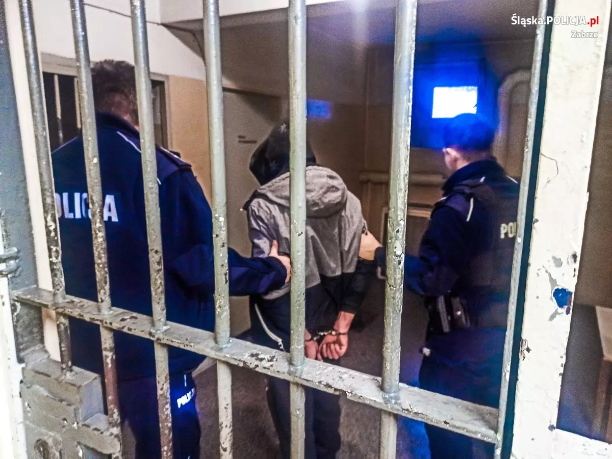 Kolejny areszt za rozbój przy ul. Pułaskiego! / fot. KMP Zabrze