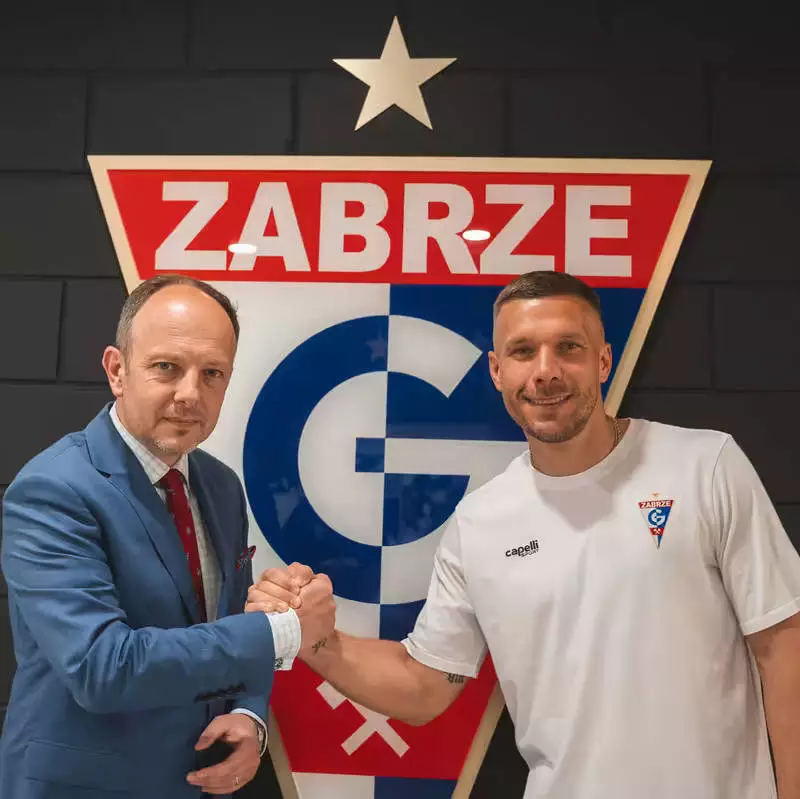 Lukas Podolski ambasadorem Górnika Zabrze