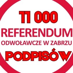 Maj&#261; 11 000 podpisów. Brakuje ju&#380; bardzo niewiele [REFERENDUM W ZABRZU]