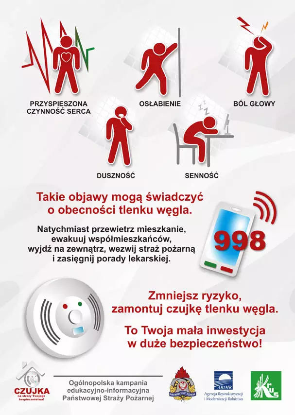 Ogólnopolska kampania "Czujka na straży Twojego bezpieczeństwa" / fot. KG PSP