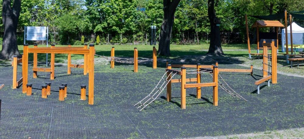 Radosna Oaza otwarta! Mieszkańcy mogą korzystać z tężni i placu zabaw/fot. UM Zabrze