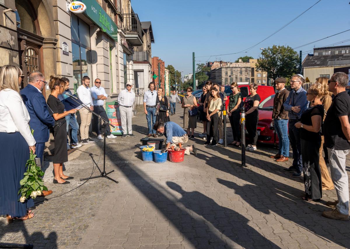 W Zabrzu wmurowano pierwsze w województwie śląskim stolpersteiny / fot. UM Zabrze