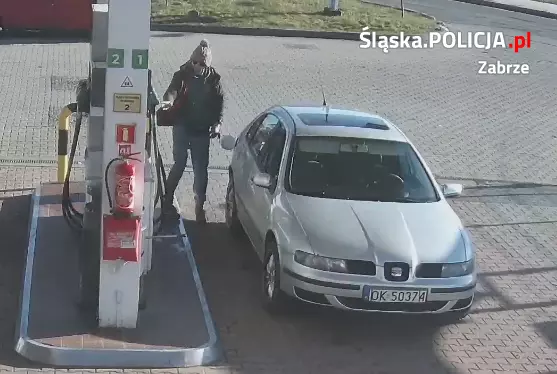 Policja publikuje wizerunek sprawcy kradzieży paliwa