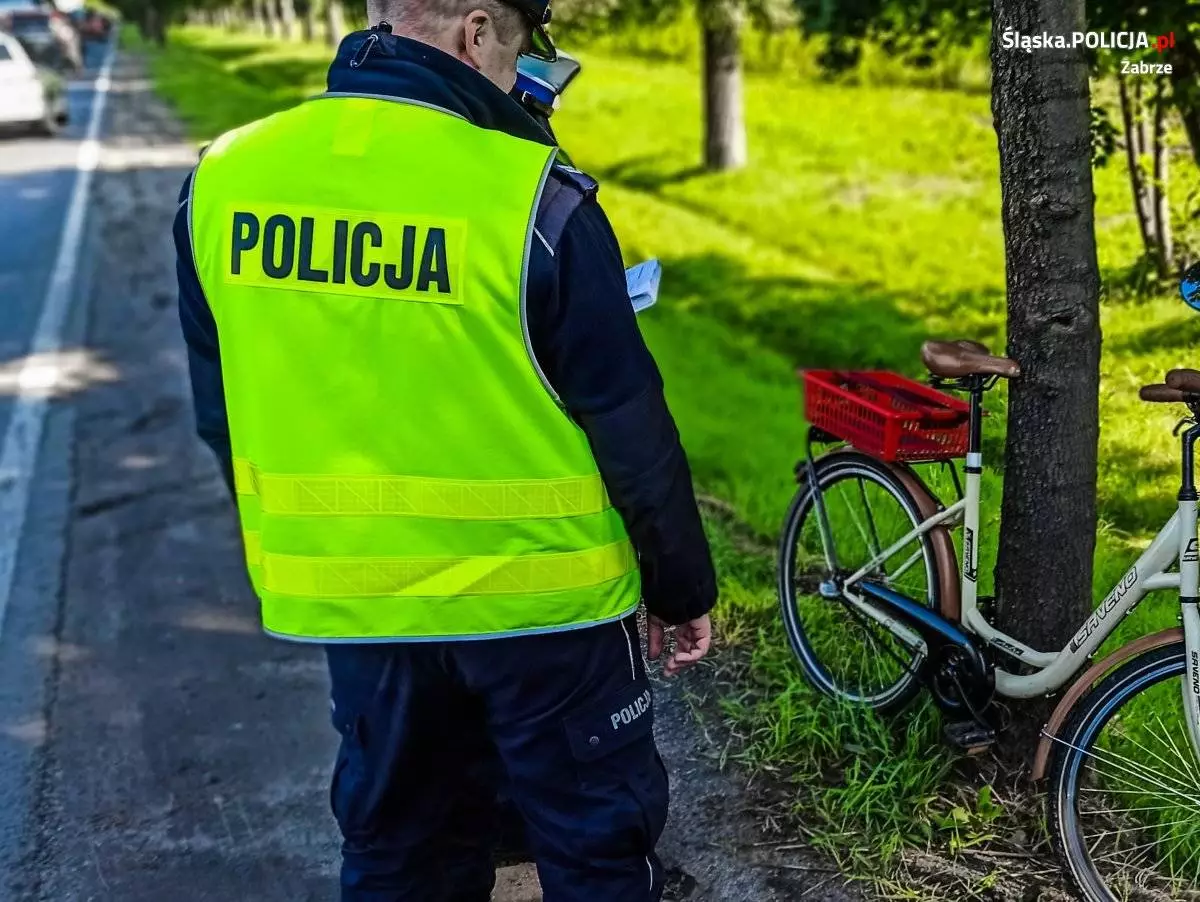 Potrącenie 68-letniego rowerzysty w Mikulczycach