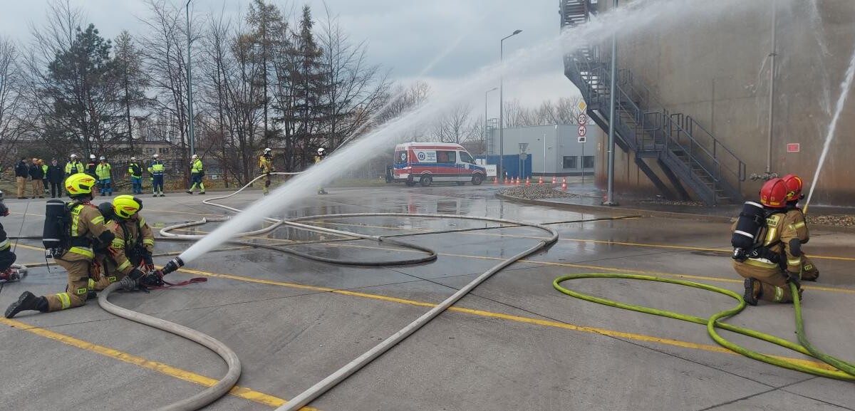 Powiatowe ćwiczenia jednostek ochrony przeciwpożarowej w Zabrzu / fot. KM PSP Zabrze