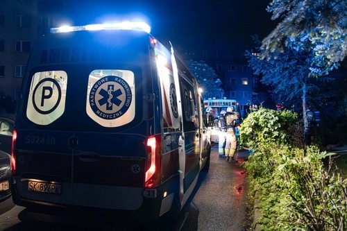 Pożar mieszkania przy ul. ks. Jana Dzierżona w Zabrzu!