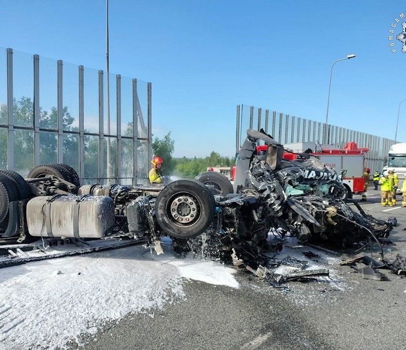 Śmiertelny wypadek na A4! Lądował śmigłowiec LPR [AKTUALIZACJA]