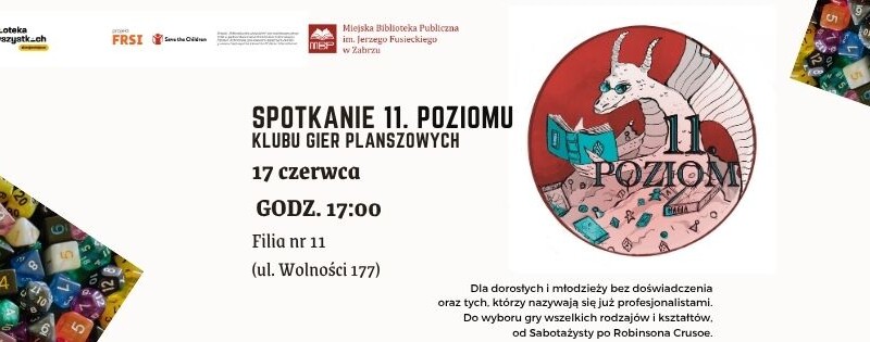 Spotkanie Klubu Gier Planszowych „11. Poziom” w Zabrzu – wspaniała zabawa dla wszystkich