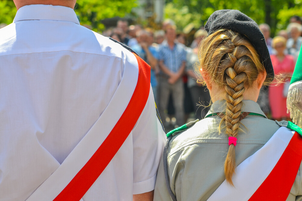 Przed kościołem pw. Św. Anny zebrał się dziś tłum, aby wspólnie uczcić rocznicę uchwalenia Konstytucji 3 Maja.