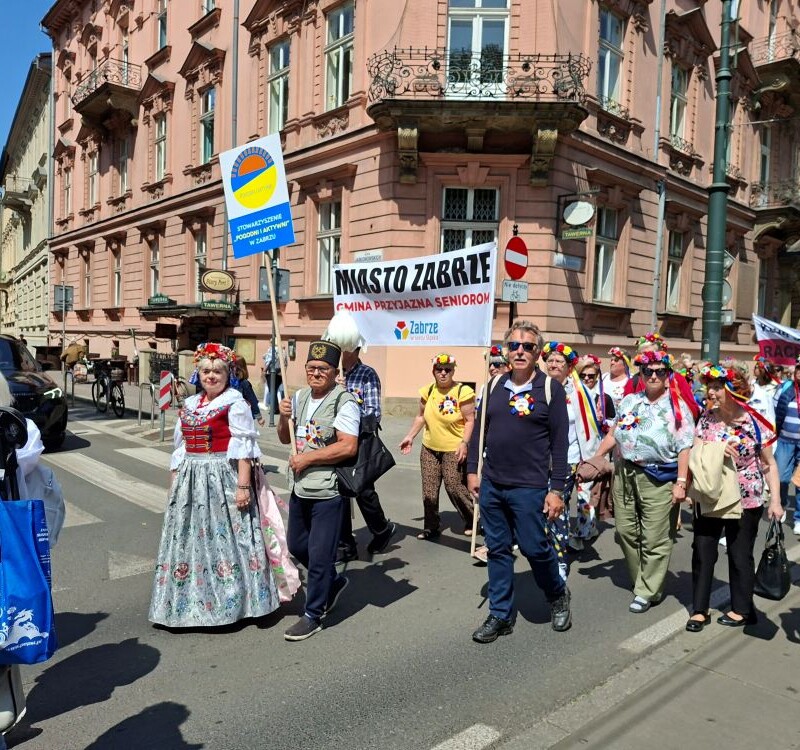 Zabrzańscy seniorzy na XII Międzynarodowych Senioraliach w Krakowie