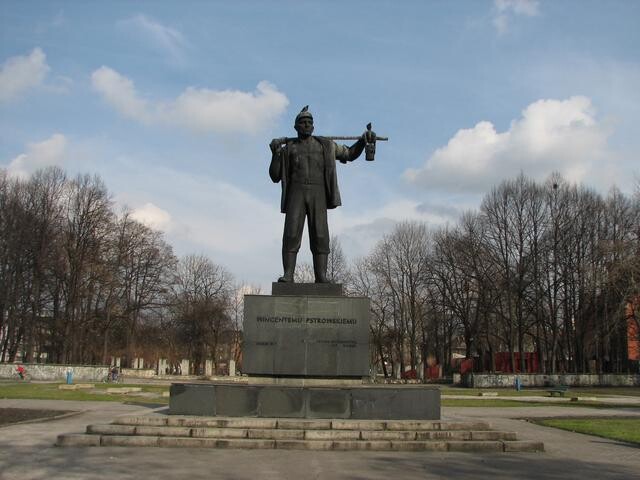 Zabrze - Pomnik Wincentego Pstrowskiego