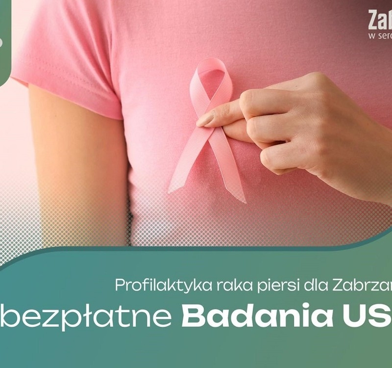 Zabrze oferuje bezpłatne USG piersi dla kobiet w wieku 20–44 lata