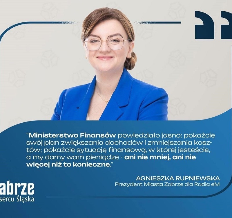 Zabrze otrzymało pożyczkę 353,8 mln zł na rozwój i stabilność finansową!