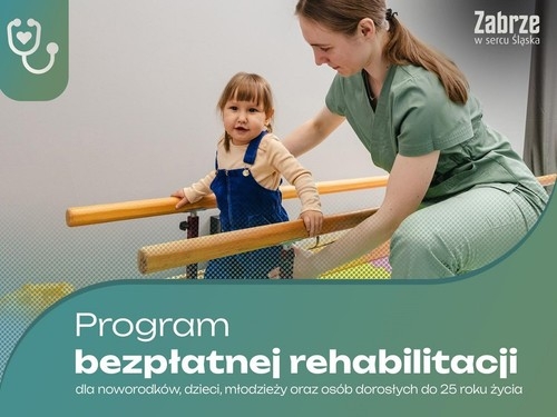 Zabrze uruchamia bezpłatną rehabilitację dla dzieci i młodzieży do 25 lat