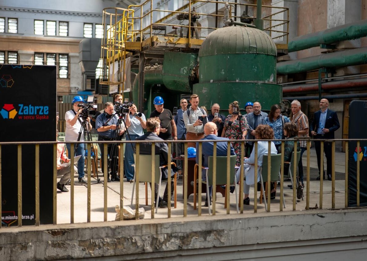 Zabytkowa Elektrociepłownia w Zabrzu zmienia się w przestrzeń edukacyjno-kulturalną / fot. UM Zabrze
